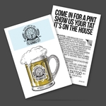 2" x 3" Self-Header Temporary Tattoo Sheet