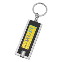 Rectangular LED keychain, batteries included, high power light beam.... from...