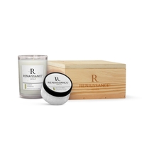 Satori Gift Set with lemon verbena bath salts, and scented candle... from ASI...