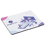 Accent Dye Sublimated Mouse Pad with Antimicrobial Additive
