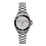 Ocean Driver Medallion Ladies' Silver Watch 30mm