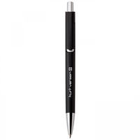 Heavyweight plastic push-action pen.PACKAGING Bulk 100 units per bag. DEFAULT...