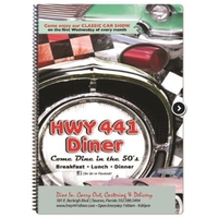 Menu, Spiral Bound Large (10" x 13.875")