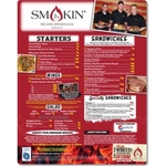 Menu, Flat Large (12" x 18")