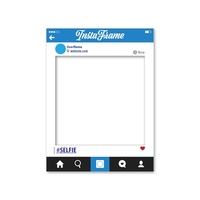 Full color digitally printed selfie frames! Multiple sizes available.... from...