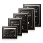 Caledon Plaque - Black/Silver