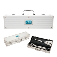 Front Tryon 3 Piece Mini Executive BBQ Set... from ASI 67866 Logomark/Valumark