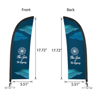 DisplaySplash Tabletop Feather Flag - Double Sided... from ASI 67866...