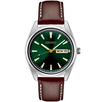 Seiko Mens Essential SS Green Dial