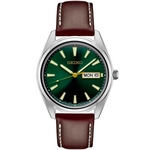 Seiko Mens Essential SS Green Dial