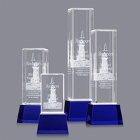 Robson 3D Award on Base - Blue