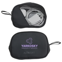 AeroLOFT® Jet Black Tech Organizer Mesh Pouch