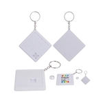 Mini Puzzle Plastic Keychain