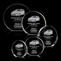 A beautifully rounded optical crystal award.... from ASI 84592 St Regis Group...
