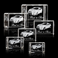 Beautiful 3 Dimensional etching inside the horizontal crystal... from ASI...