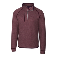 Cutter & Buck Mainsail Sweater-Knit Mens Half Zip Pullove...