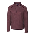 Cutter & Buck Mainsail Sweater-Knit Mens Half Zip Pullove...
