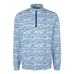 Cutter & Buck Traverse Stretch Eco Camo Print Quarter Zip...