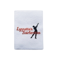 Oversized knit white wristband/beverage wrap.... from ASI 90160 Suntex...