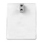 Vertical Clear Vinyl Badge Holder (Blank)