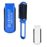 Folding brush and mirror.... from ASI 61125 Hit Promotional Products / Hit®