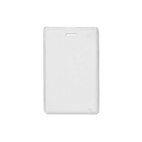 2.78" x 4.38" clear vinyl badge holders with attachment slot. Sold... from...