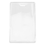Vertical Clear Vinyl Badge Holder (Blank)