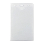 Vertical Clear Vinyl Badge Holder (Blank)