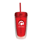 16 oz. Chroma Double-Wall Acrylic Tumbler (2 Color Imprint)
