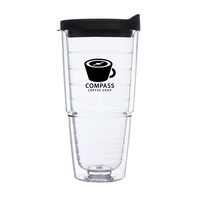 24 oz. Comet Double-Wall Acrylic Tumbler (1 Color Imprint)