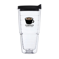 24 oz. Comet Double-Wall Acrylic Tumbler (2 Color Imprint)