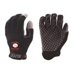 Elite Silicone Grip Mechanics Glove-Black