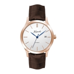 40MM STEEL ROSE GOLD CASE, 3 HAND "AUTOMATIC" MVMT...