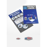 Stick-on webcam cover with screen cleaner, helps prevent malicious attempts...