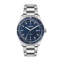 41MM STEEL SILVER CASE, 3 HAND MVMT, BLUE DIAL, DT...... from ASI 67866...