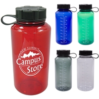 32oz Sport Bottle with a black lid and translucent body.... from ASI 52710...