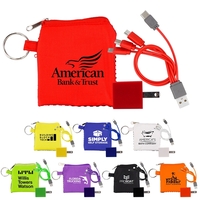 Sporty 4-in-1 Charging Techie Set