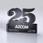 Freestanding 25 Year Anniversary Award