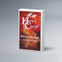 3" x 5" free-standing wood block award with beveled edge. Made... from ASI...