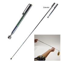Telescoping item retrieval tool with magnetic end. Expands from 5" to... from...