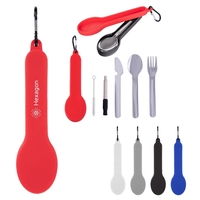 1.25" x 7.25" x 2" stainless steel fork, spoon and knife... from ASI 61125...