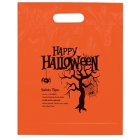 Happy Halloween Die Cut Halloween Bag - Flexo Ink Print