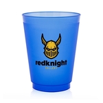 16 oz. Court Side Frosted Plastic Cup (2 Color Imprint)