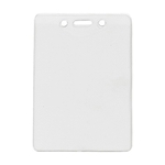 Vertical Clear Vinyl Badge Holder (1 Color Imprint)