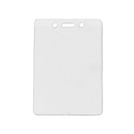 Vertical Clear Vinyl Badge Holder (1 Color Imprint)