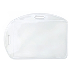 Multi-Directional Clear Vinyl Badge Holder (1 Color Imprint)