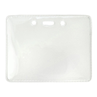 3.88" x 3.06" clear vinyl horizontal card sleeve with static free... from ASI...