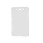 Vertical Clear Vinyl Badge Holder (1 Color Imprint)