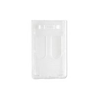 Vertical Rigid Card Holder (1 Color Imprint)