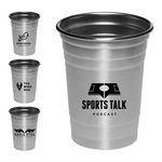 16 oz. Hop Stainless Steel Beer Cup (2 Color Imprint)